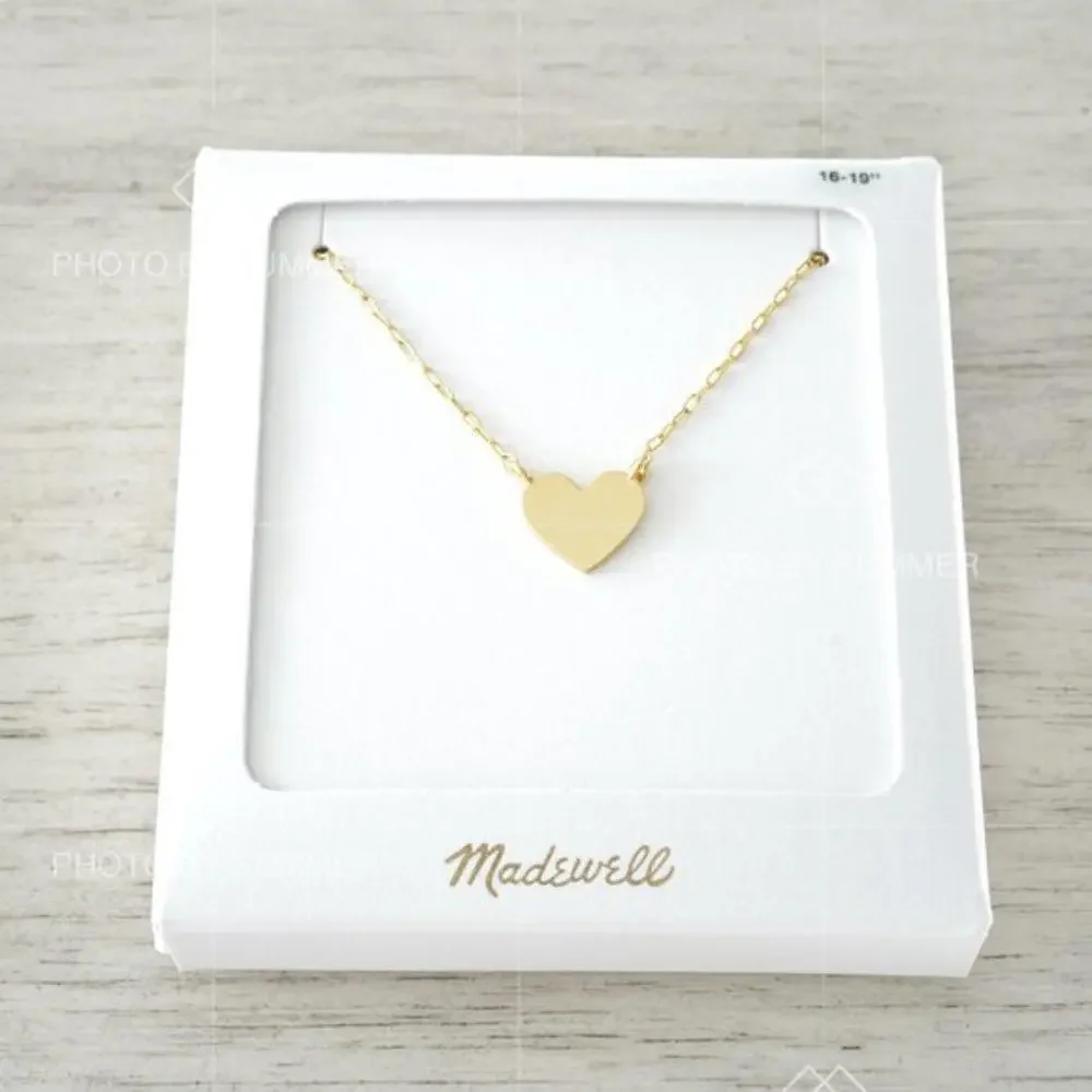 Madewell Heart Pendant Necklace Gift Box - Picture 2 of 5